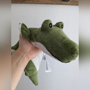 warmies alligator stuffed animal with flax and lavender